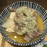 Nikudofu to Lemon Sour Taishu Shokudo Yasubee Kameido Ten - 