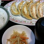 Gyoza no Osho Sasebo Ten - 餃子定食（餃子１，５人前）：５３０円