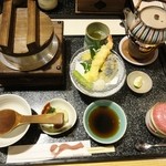 Sushi Soba Taikamameshi Fujiya Sohon Ten - 松茸釜めし御膳