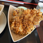 Gesshin An - ﾐﾆかき揚げ丼♬