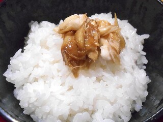 Kotobuki So - 夕食（ご飯にタイの兜煮をのせて）