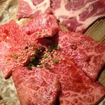 Sumibi Yakiniku Shichirin En - 上ロースと豚ロース