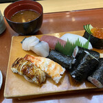 Ichiraku Sushi Meito Ten - すしランチ(竹)　1,573円