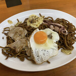 Yakisoba ★ Basokiya Okamoto Ten - 特選ミックス焼きそば(大)(チーズトッピング)♪