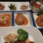 Grill Mantenboshi Azabu Juban Shinjuku Ten - コロッケと海老フライも！