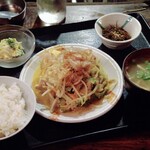 Okinawa Izakaya Paradise Daimon Hamamatsucho - ゴーヤチャンプルー定食