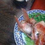 Shibari Onsen Motoyu - 鯛の兜煮、中々のお味。