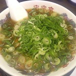 来来亭 - 醤油ラーメン　ねぎ多め・背油抜き