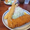 かつ満佐 - 料理写真:ロースカツ＋エビフライ