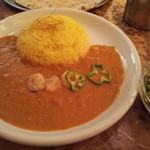 カンテ カンテ - エビカレー（サラダ・ﾄﾞﾘﾝｸセット）９５０円