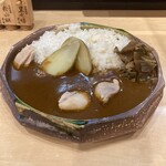 Sumibi Yakitori Torisumi - [鳥すみカレー]辛！店主オリジナルブレンドのスパイスカレーはお昼限定。カレー上級者は是非御賞味あれ。