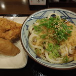 Marugame Seimen Sakai Mihara Ten - 2013-04-20ぶっかけ冷大380円・とり天120円・いなり100円