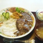 Yamagoya - ディッシュハンバーグ　カレー新メニューです