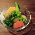 いとや - 夏野菜盛り合わせポン酢仕立て