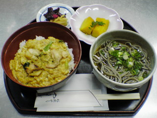 やまが - 夜のおもてなしｾｯﾄﾒﾆｭｰ　親子丼わんこそばセット　1000円