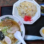 Ichiraku Shokudo - 950円のチャーハンとミニラーメンのランチセット