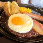 Gusto Daito Eiwa Ten - テキサスBBQハンバーグ