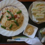 Bistro - 梅とささみのパスタ・・・・だったかな？