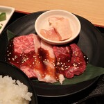 Yakiniku Yazawa Otemachi Ten - 【カルビ、ハラミ、地鶏、トントロ】