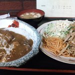 かつとカレー さがの - カツカレーセット