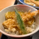 味の民芸 - ミニ天丼セット420円