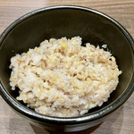 Chill 3lute - セットのライスは玄米ご飯。プチプチ食感が良いです☆