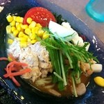 ポプリンキッチン - 冷やしサラダうどん