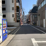 克賢 - 本格的な、路地裏にあります。のぼりがはためいてマス。