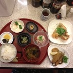 Kimama ni Dining Fusen Kazura - Bランチ900円（鶏南蛮と、イワシのフライ）