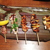 Osushi to Yakitori Kitchen Yusei Kosaka Ten - 串５種盛り合わせ