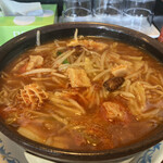 ドラゴンラーメン - ドラゴンラーメンちょっと辛 ¥880 あんかけ+¥50