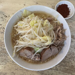 Ramen JIDAI - 特製海老辛ラーメン 野菜アブラマシ 950円