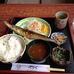 Pension Miruku - 焼魚定食