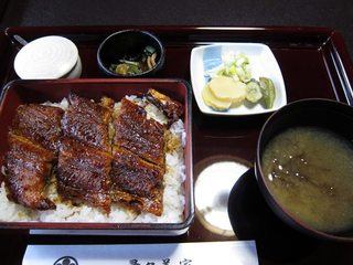 Tatamiya - 活鰻重定食