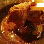 焼肉 まるかつ - うす焼きカルビ