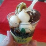 Kasho Chaya Kabe Ten - きなこ抹茶ソフト