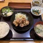 Hakata Motsu-nabe Yamaya Wing Kawasaki Ten - うまだし唐揚げ定食　¥1300