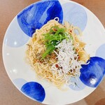 鎌倉パスタ - 釜揚げしらすと高菜のピリ辛パスタ③セット　1770円