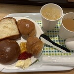 Hotel Town Center - ある日の朝食メニューです。（2023年８月）