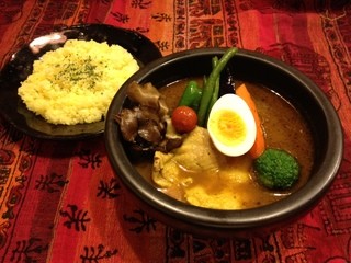 Hokui 43° no Soup Curry Yasan Sendai Ichibancho Ten - チキン野菜カレー￥1050