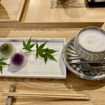 菊屋蔵 - ホットミルクと一緒に