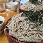 Ishibiki Teuchi Soba Hamaichi - 上天ざる・そばの大盛り１６００円