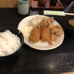 Ichiban Dori Nishi Shinjuku Mitsui Biru Ten - 2023/9/1 ランチで利用。テンカラカニクリームコロッケ定食(1,000円)