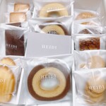 Heidi Kurakuen Ten - ハイジの焼菓子セット(16点入) ¥3,500