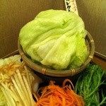 しゃぶしゃぶ温野菜 - 夕採れレタスは甘みがGOOD！！