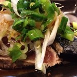 Take Tonbo - 鰹のタタキ…超肉厚です(^-^)/