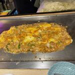 Monja to Teppan Yaki Pokopen. - ニュータンタン風もんじゃ