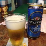 ボーチカ - ロシアで一番ポピュラーなビール、「バルティカNo.3」。