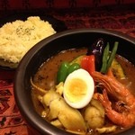 北緯43°のスープカレー屋さん - kanako'sシーフードカレー￥1.280