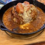 Cool Cafe Kyukyoku Hamburger Steak to Teppan French Toast no Omise - ハンバーグ400gはどっしりした大きさ